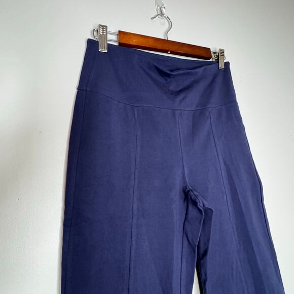 Ruby Ribbon Split Ankle Leggings Midnight Cotton Stretch Flare NWT Size M - Picture 3 of 9